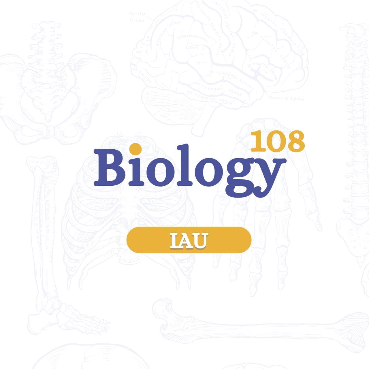 Biology 108 - Health Track - IAU